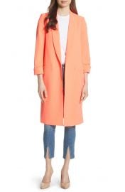 Alice + Olivia Kylie Shawl Collar Long Jacket at Nordstrom